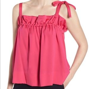 Lewit Silk Tank Pink Size Medium NWOT